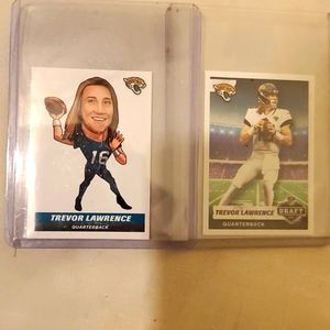 Trevor Lawrence Panini 2021 Rookie Sticker Cards